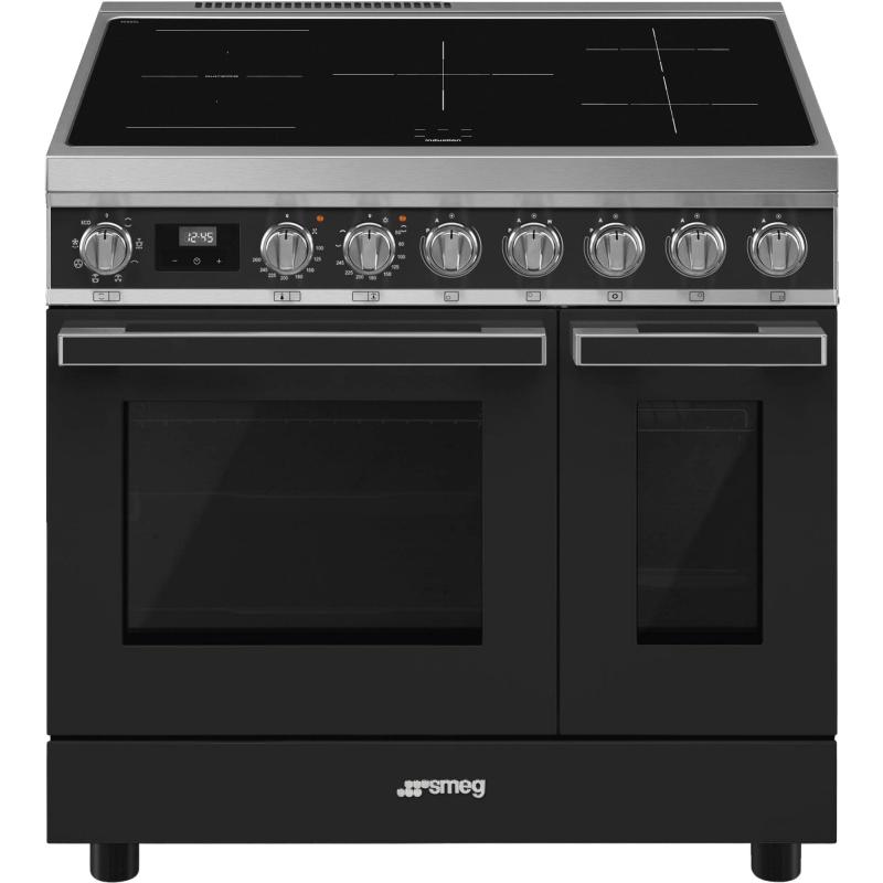 Cpf92ima Portofino Induktionskomfur 85,4 Kg, Antracit fra Smeg