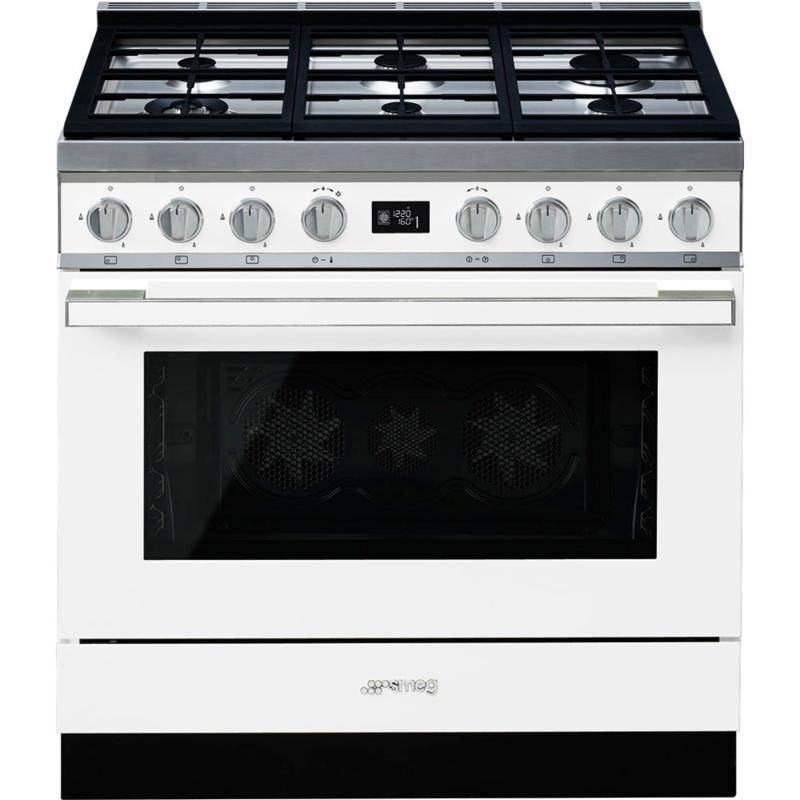 Cpf9gpwh Portofino Gaskomfur, Hvid fra Smeg