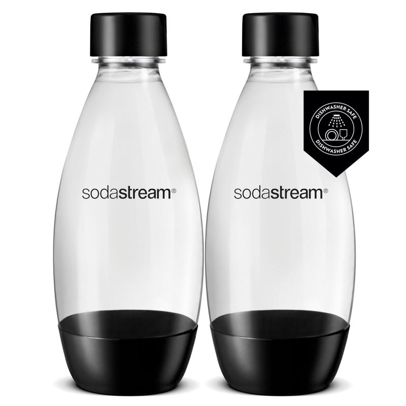 Fuse Flaske 2x0,5 Liter, Sort fra Sodastream