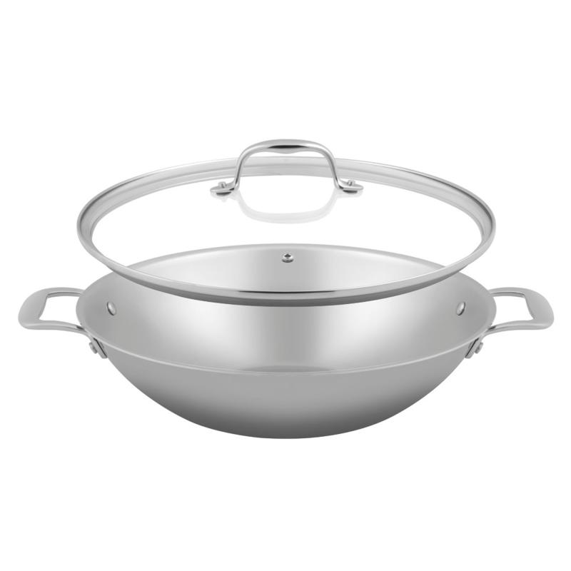 Green Cooking Wok Med Låg fra Sola