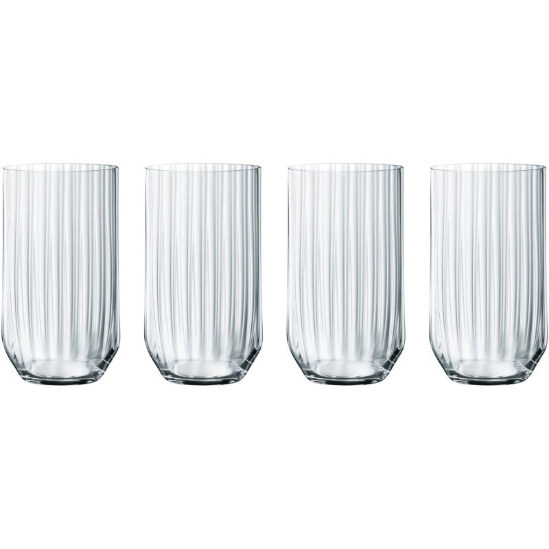 Linear Longdrinkglas 4 Pak fra Spiegelau