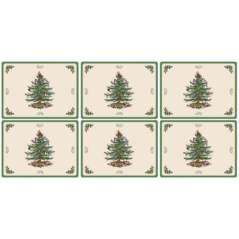 Christmas Tree Dækkeserviet, 6 Stk. fra Spode