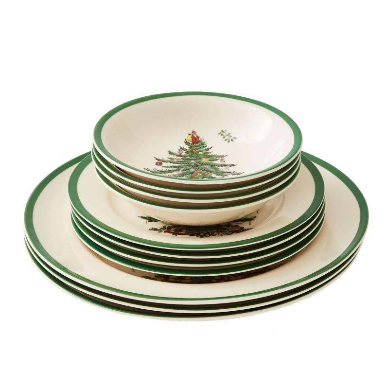 Christmas Tree Juleservice 12 Dele fra Spode