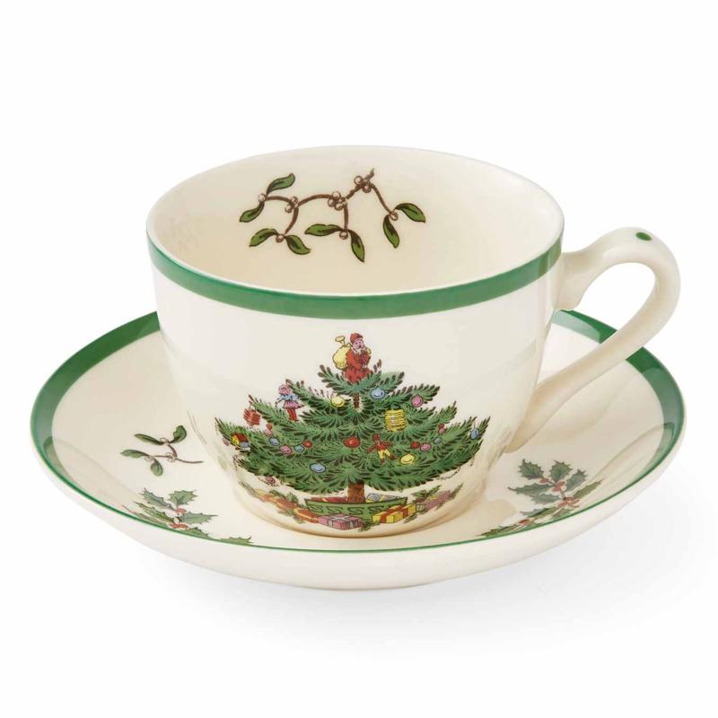 Christmas Tree Tekop Med Underkop fra Spode