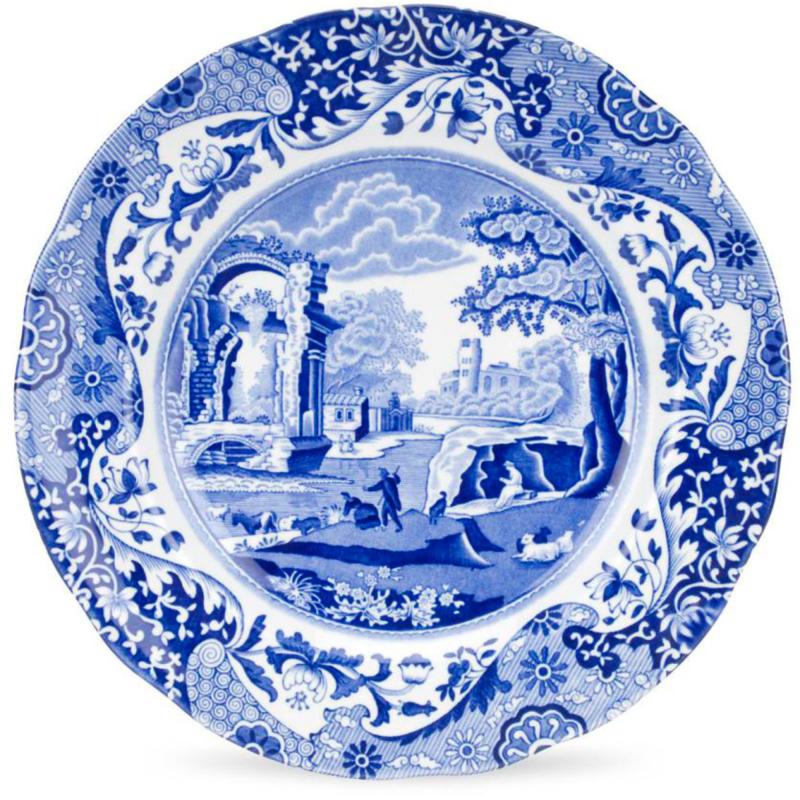 Desserttallerken 'blue Italian, 23 Cm fra Spode