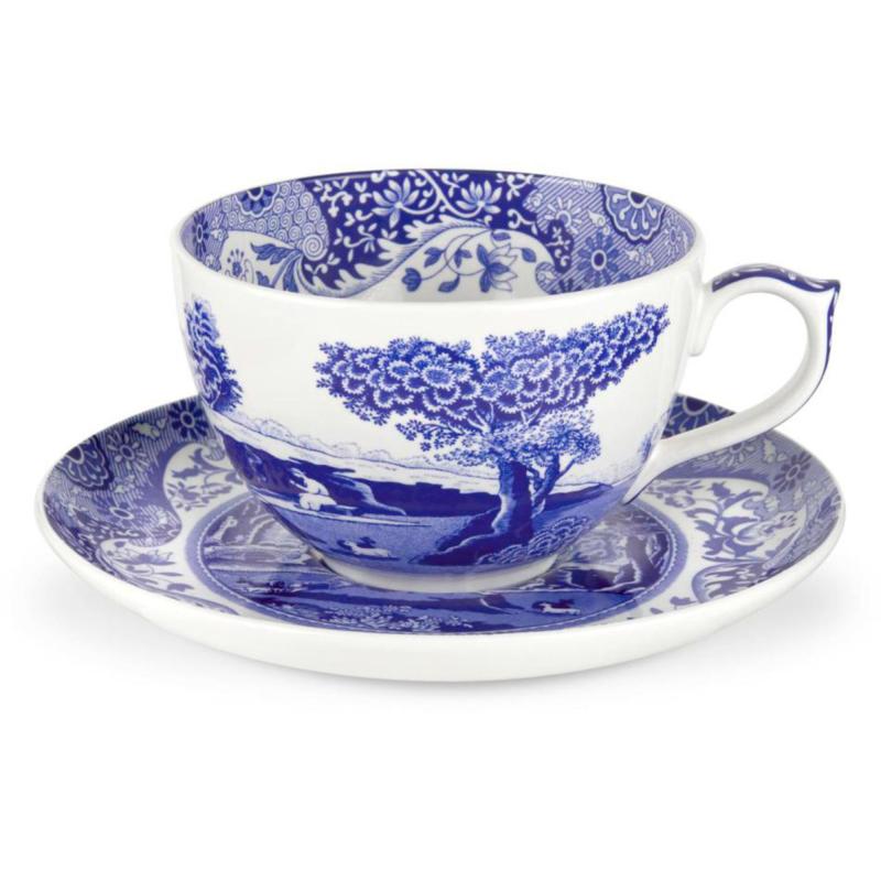Jumbokop M. Underkop 'blue Italian' fra Spode