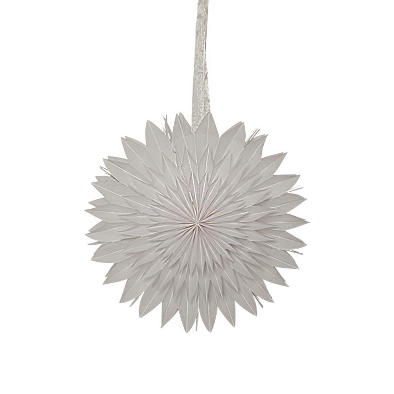 Dis Papirsstjerne, 50 Cm, Hvid fra Star Trading