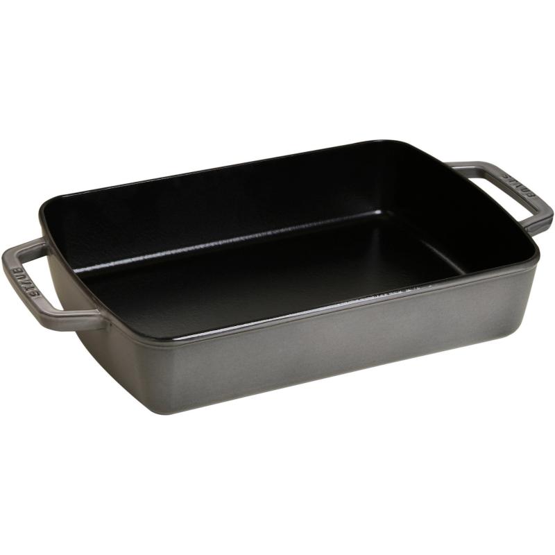 La Cocotte Ovnfast Fad 30 X 20 Cm., Grå fra Staub