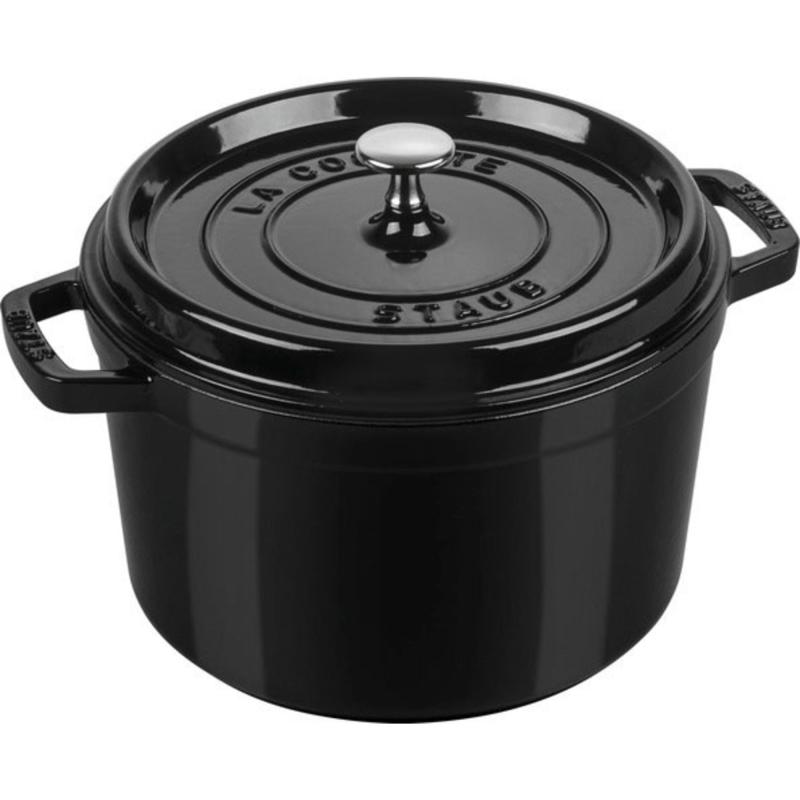 La Cocotte Støbejernsgryde 4,8 Liter, Sort Blank fra Staub