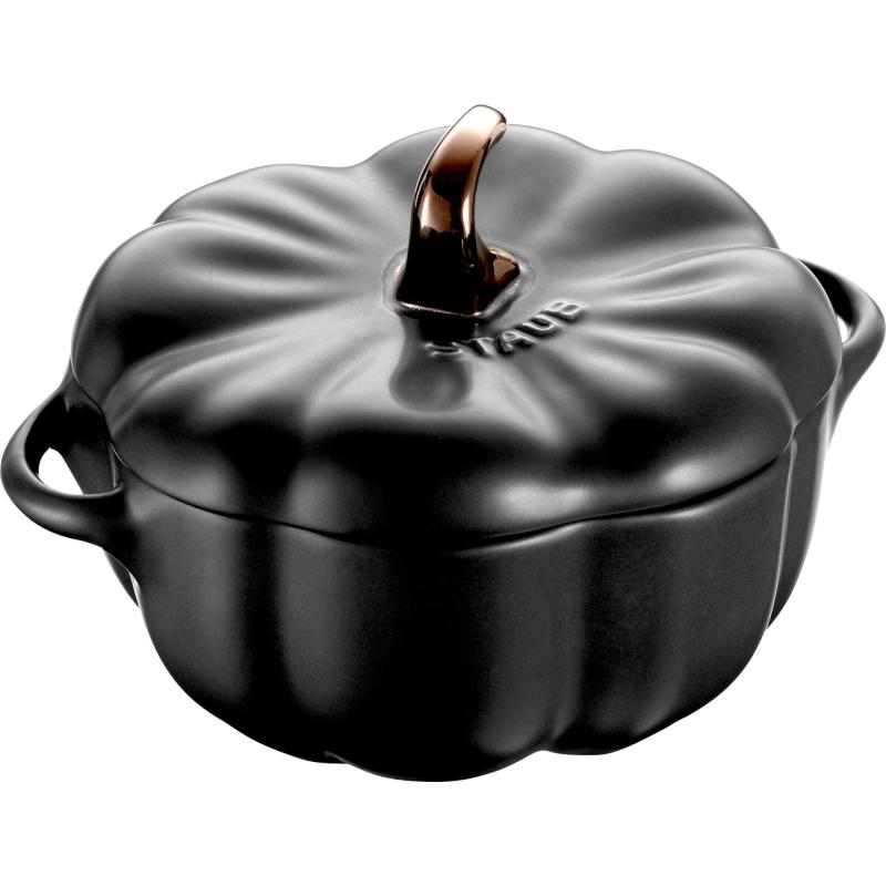 Græskar Cocotte Mat Sort 0,7 Liter fra Staub