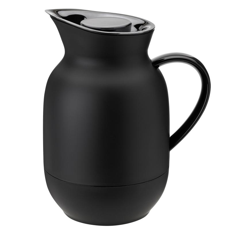 Amphora Termokande 1 Liter, Kaffe, Soft Black fra Stelton
