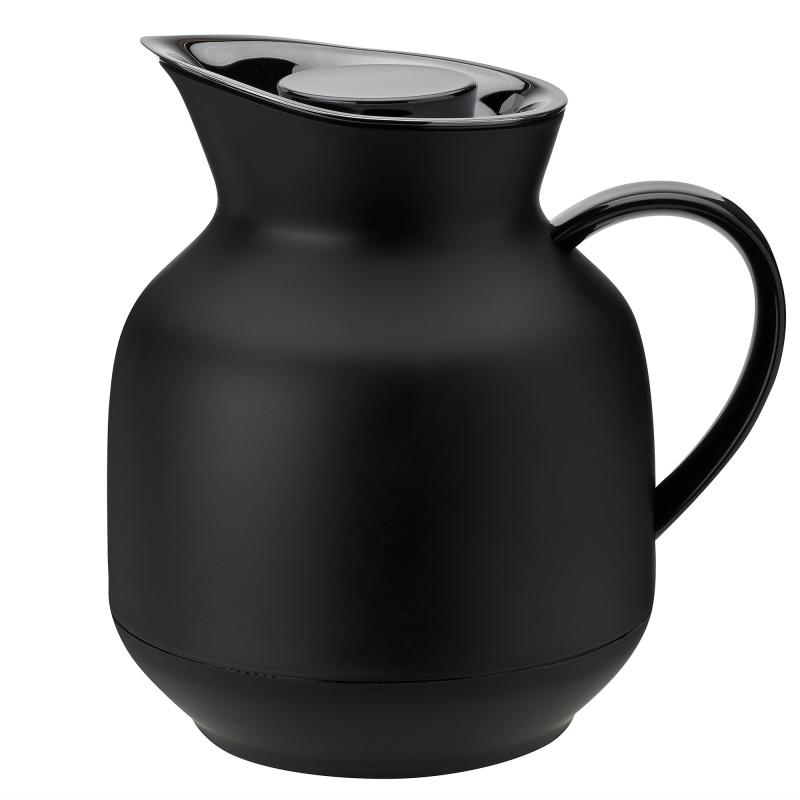 Amphora Termokande 1 Liter, Te, Soft Black fra Stelton