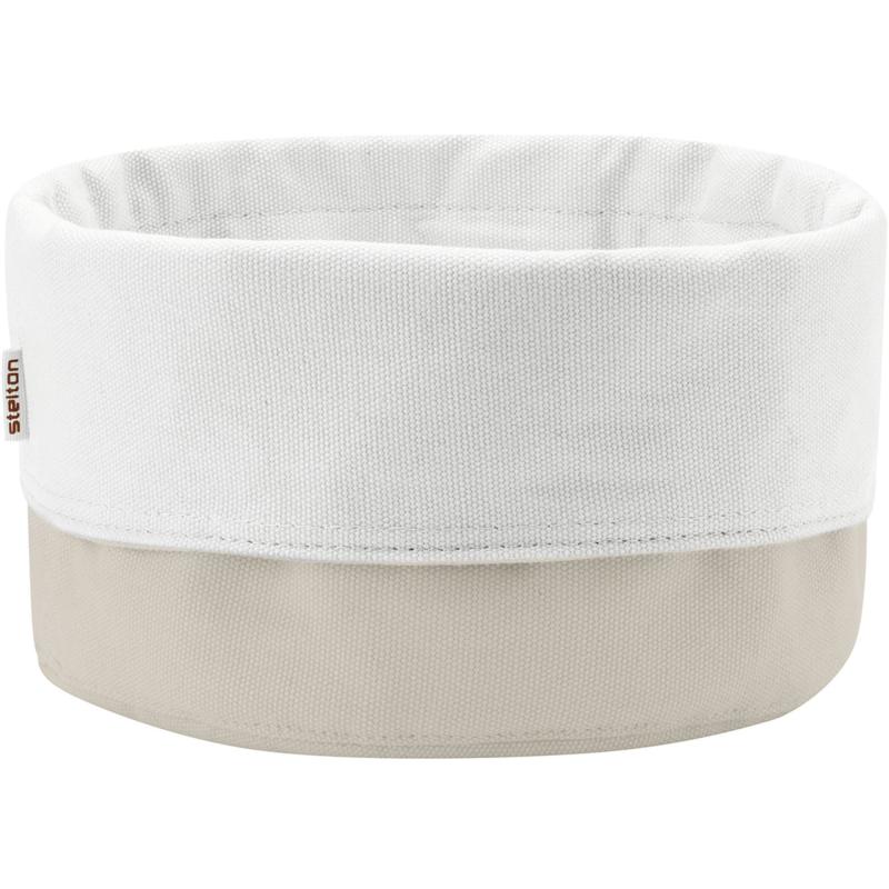 Brødpose, Stor Stof   Sand Hvid fra Stelton