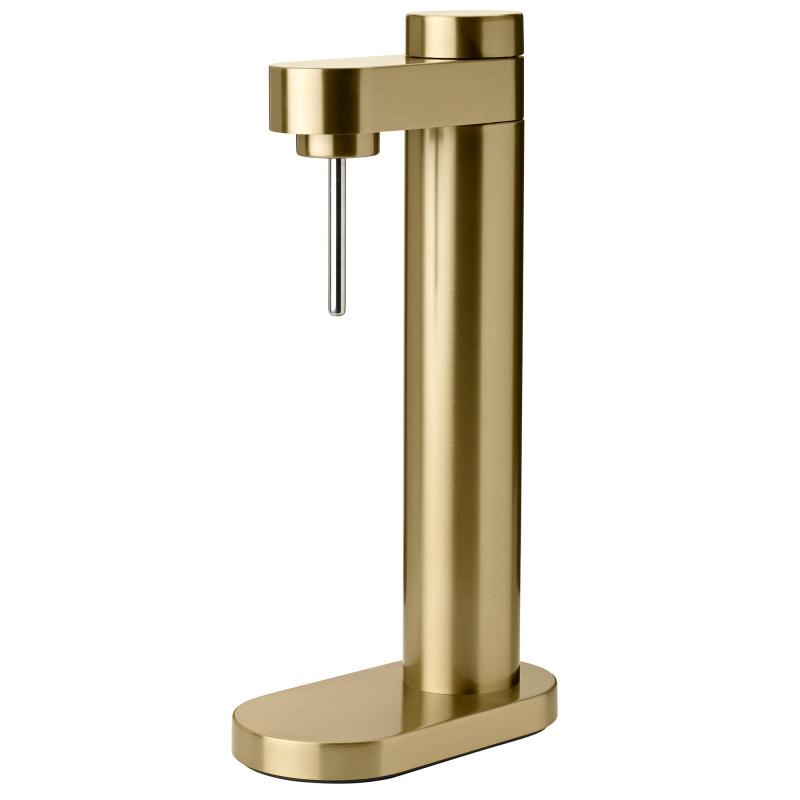 Brus Sodavandsmaskine, Brushed Brass fra Stelton