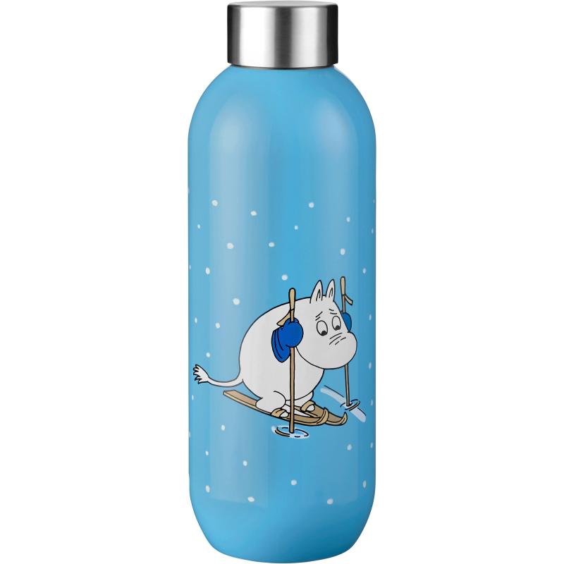 Keep Cool Termokande 0,6 Liter, Moomin Skiing fra Stelton