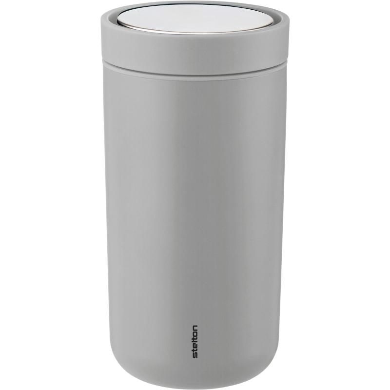 To Go Click Steel Termokop 0,2 Liter, Lysegrå fra Stelton