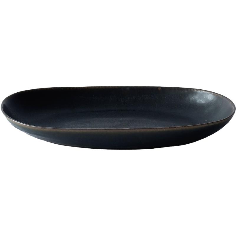 Bastia Serveringsfad Sort 43 X 38 Cm, Large fra Tell Me More