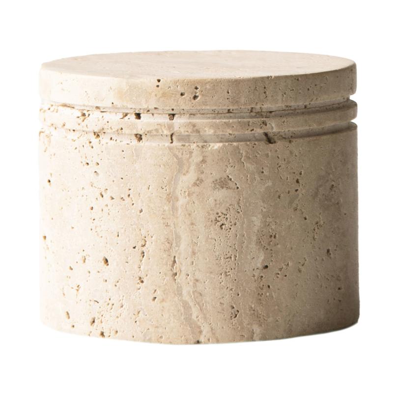 Travertine Opbevaringskrukke 11,5 Cm fra Tell Me More