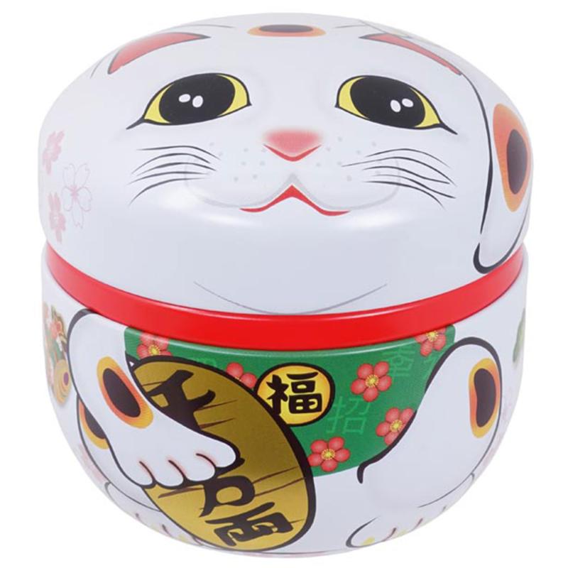 Lucky Cat Tedåse 100 G, Hvid fra Tokyo Design Studio