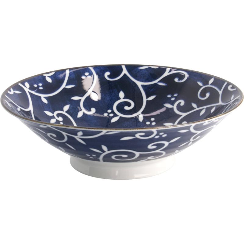 Blue Karakusa Ramenskål 1.600 Ml fra Tokyo Design Studio