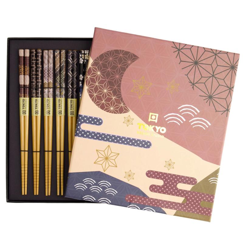 Flowers Spisepinde Gavesæt 10 Pack fra Tokyo Design Studio