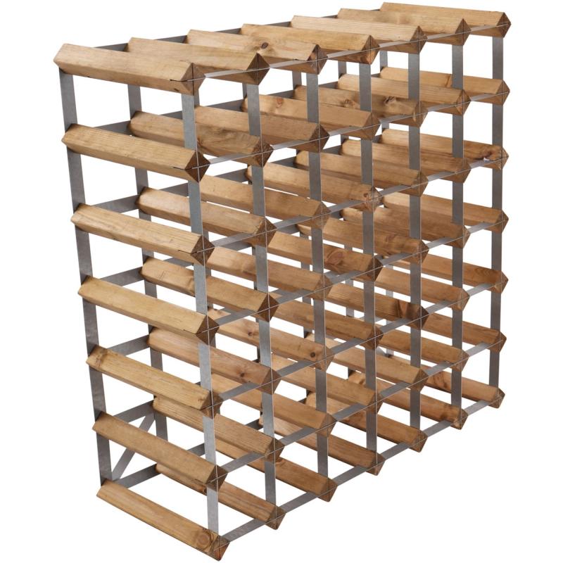 Vinreol Saml Selv Lys Eg 42 Flasker fra Traditional Wine Racks