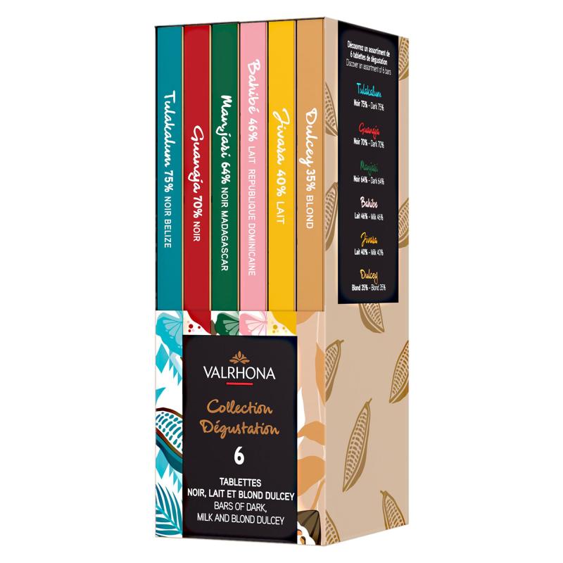 Tasting Collection, 6x70 G fra Valrhona