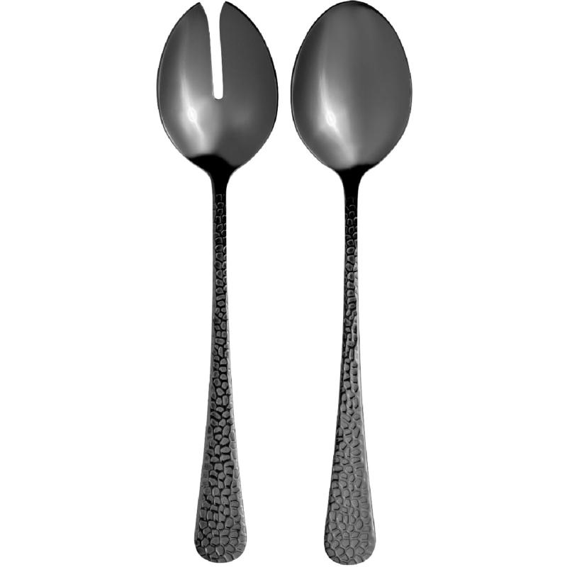 Frost Salatbestik 2 Dele, Onyx fra Vargen & Thor