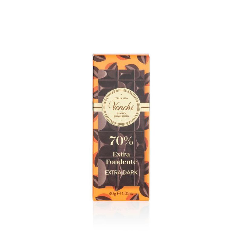 Glutenfri 70% Ekstra Mørk Chokolade   Venchi
