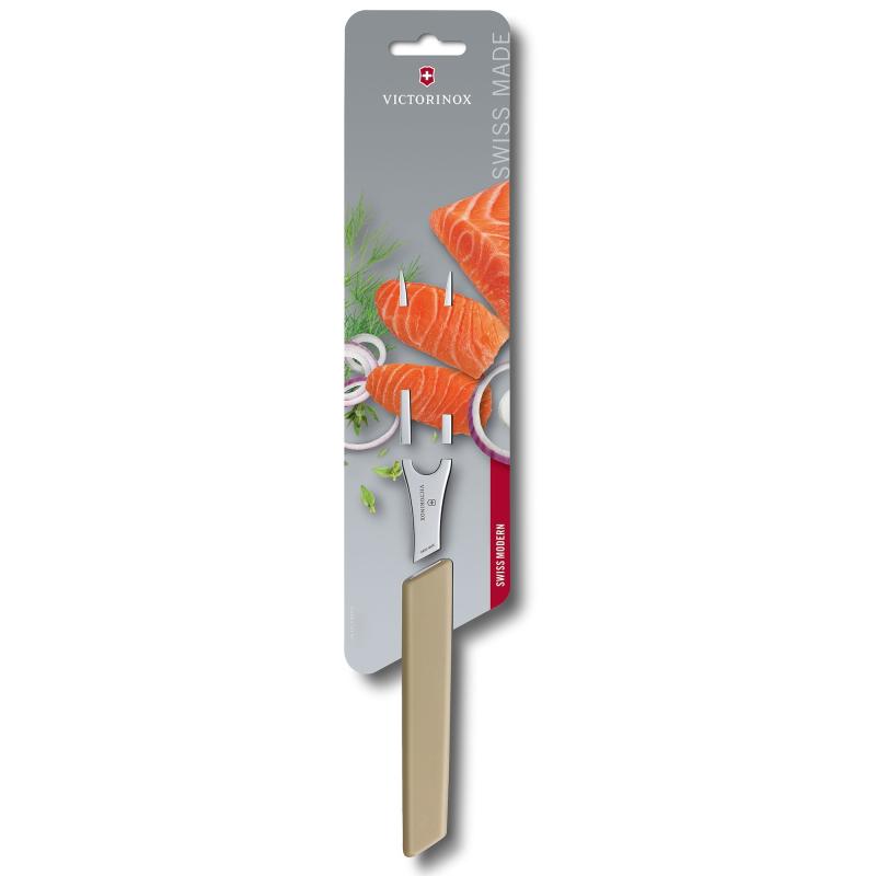 Swiss Modern Stegegaffel 15 Cm, Beige fra Victorinox