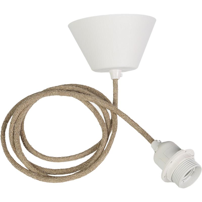 Loftsophæng, E27, Beige fra Watt & Veke