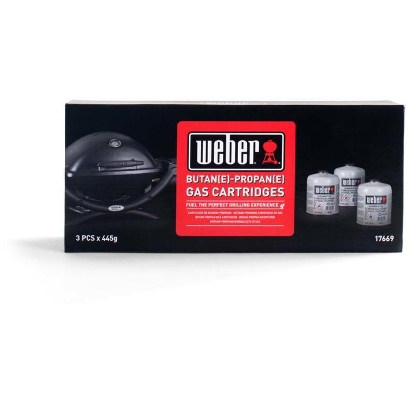 Engangsgasflaske 445g 3 Pak fra Weber