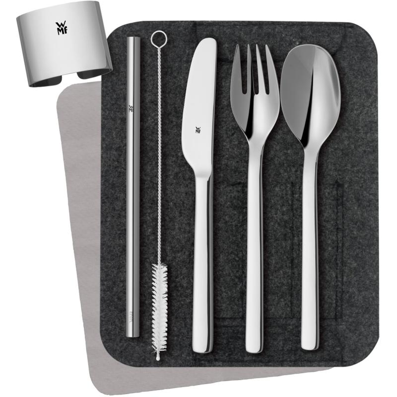 My2go Picnicsæt, 8 Dele, Poleret Stål fra Wmf