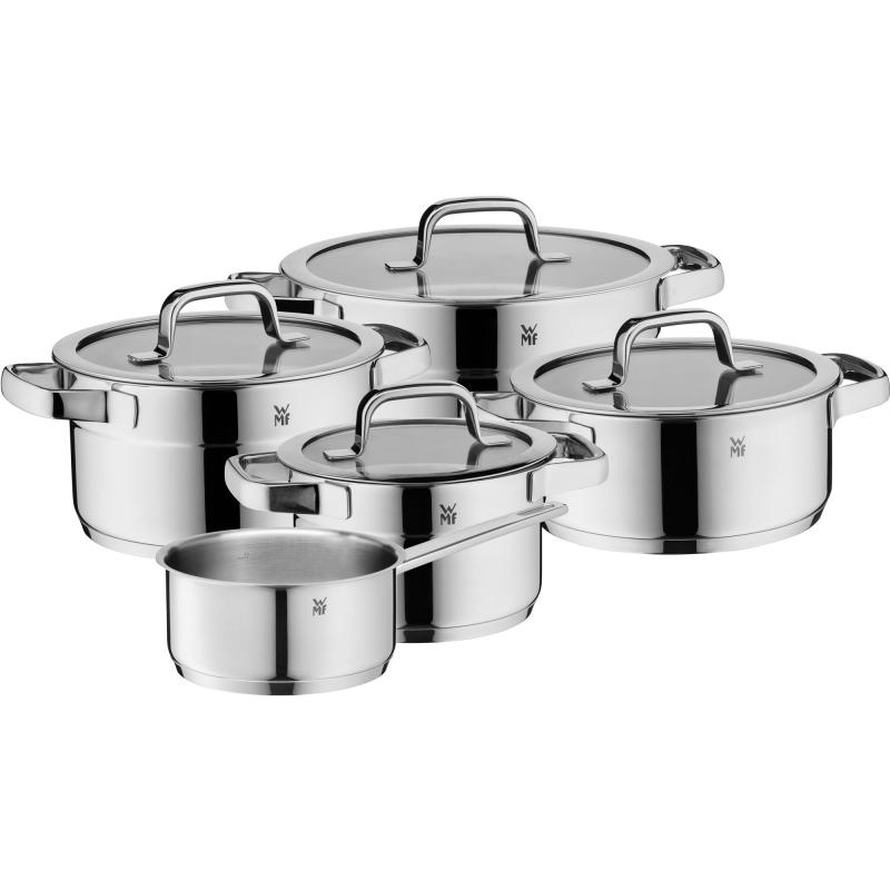 Compact Cuisine Grydesæt, 5 Dele Inkl. 4 Glaslåg fra Wmf
