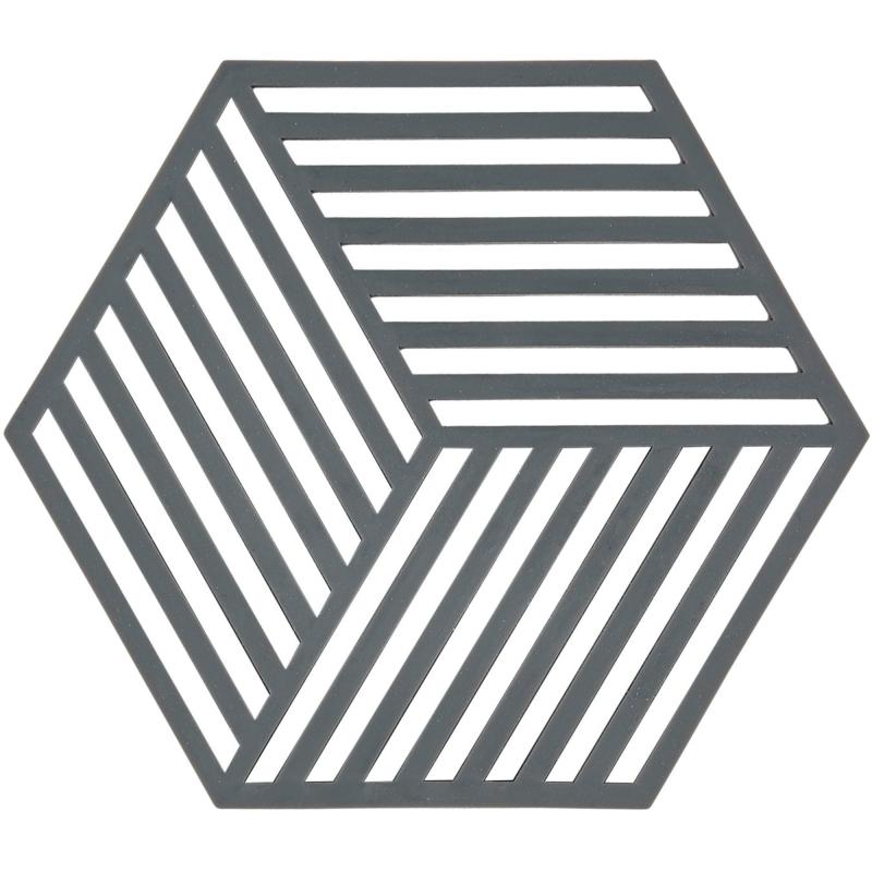 Bordskåner Hexagon, Cool Grey fra Zone