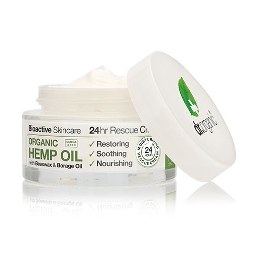 24 Hr Rescue Creme Hemp Oil   50 Ml   Dr. Organic fra Dr Organic Hemp Oil