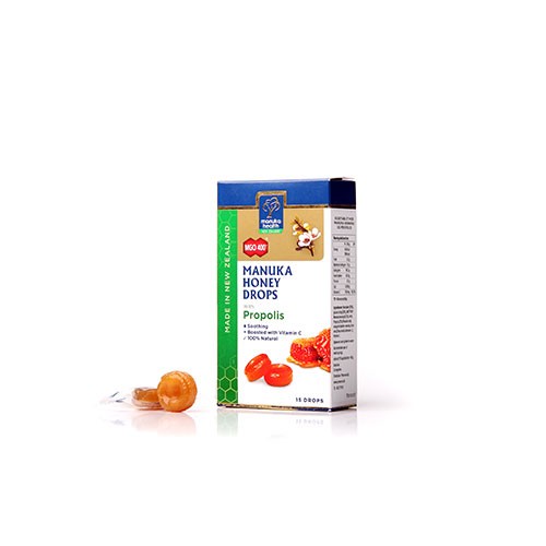 Manuka Honning Drops Propolis   65 Gram     fra Manuka Health
