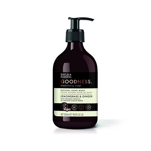 Hand Wash Lemongrass & Ginger   500 Ml     fra Baylis & Harding Goodness