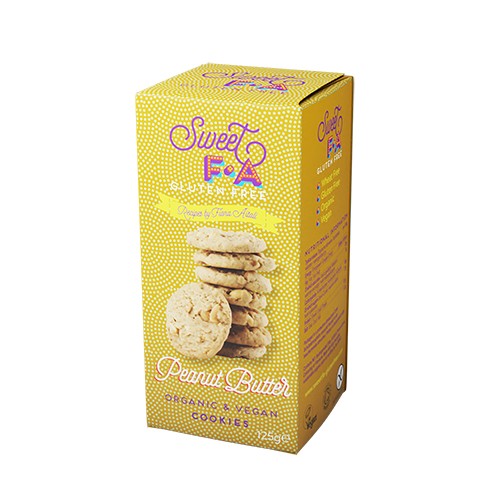 Jordnøddesmør Cookies økologisk Sweet Fa   125 Gram     fra Island Bakery
