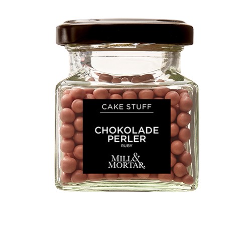 Chokolade Perler Ruby   45 Gram fra Mill & Mortar