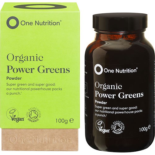 Power Greens,   økologisk    100 Gram fra One Nutrition
