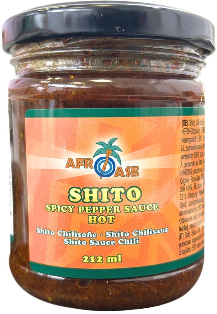 Afroase Shito Chili Sauce, Stærk 212 Ml