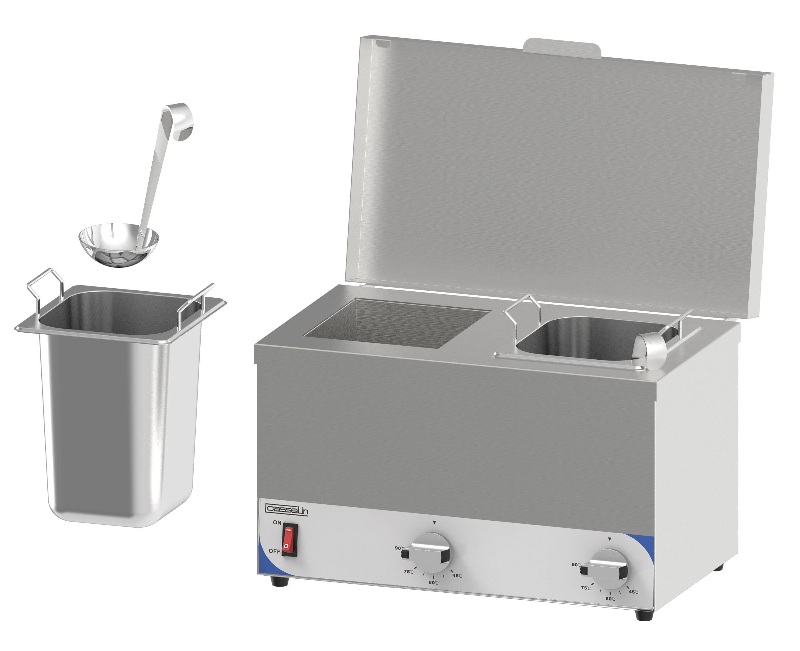 Bain Marie Til Sauce   Kompakt 2 Tanke fra Casselin