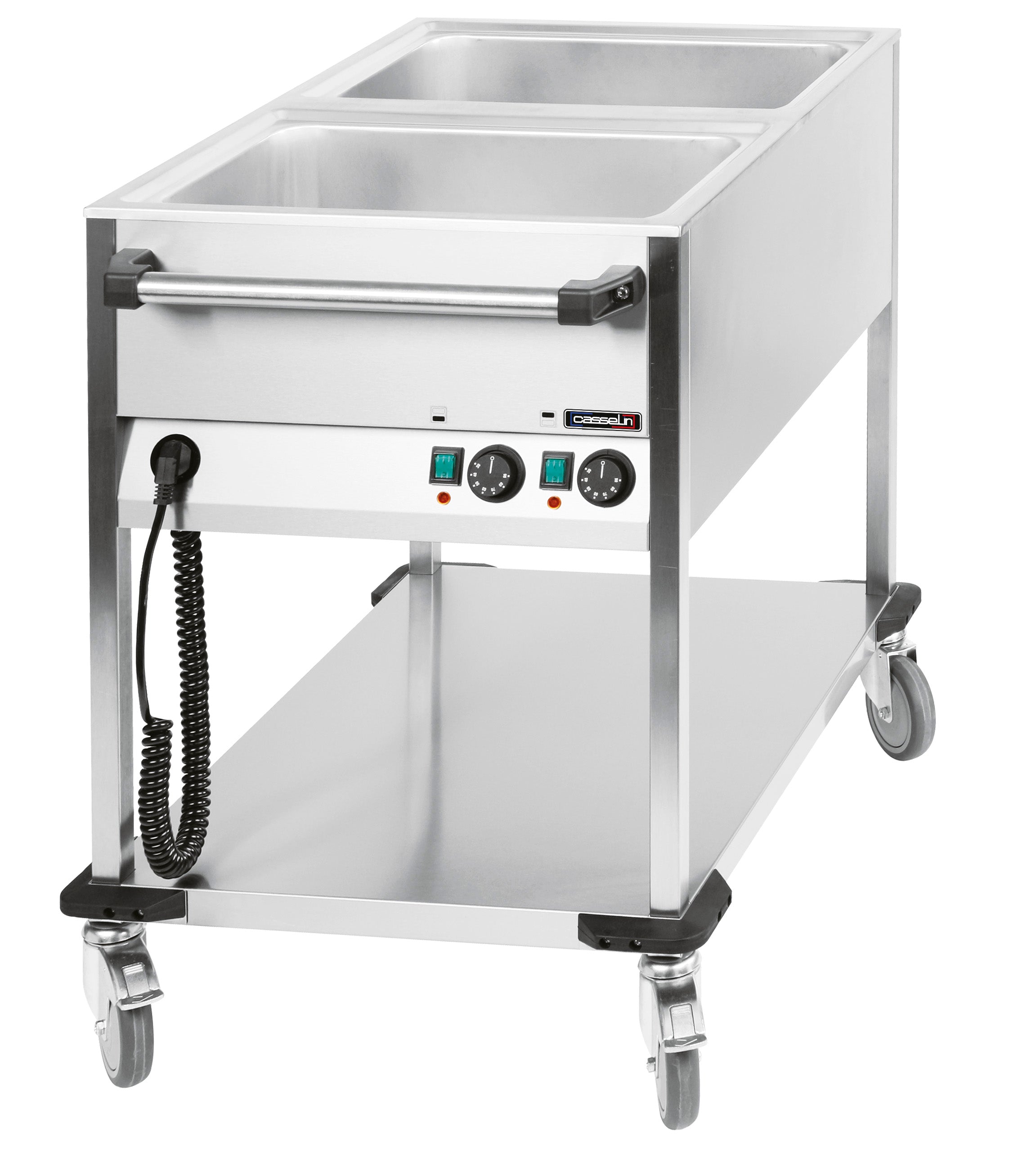 Bain Marie Vogn Vandopvarmet 2 X Gn 1 1 fra Casselin