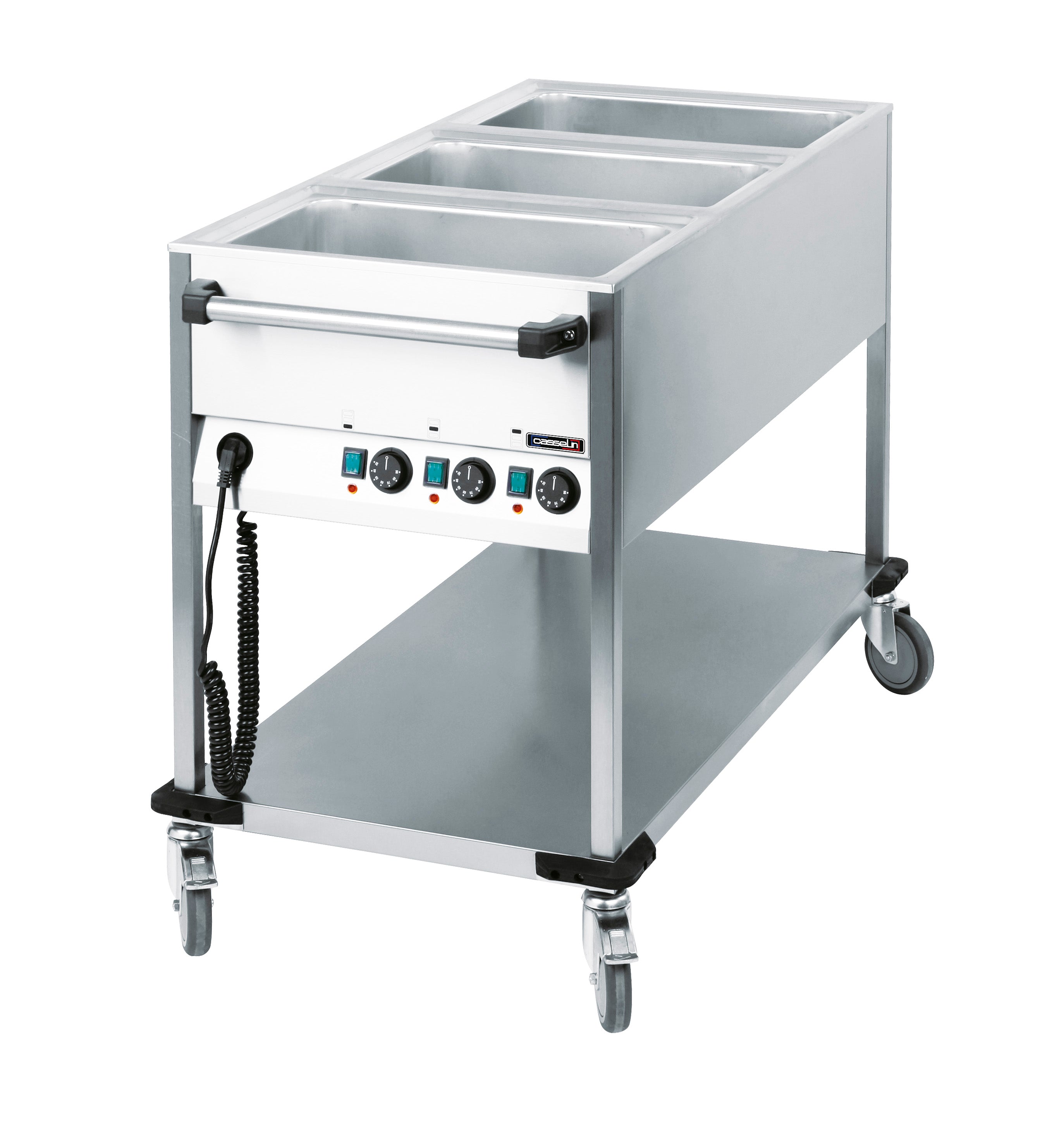 Bain Marie Vogn Vandopvarmet 3 X Gn 1 1 fra Casselin