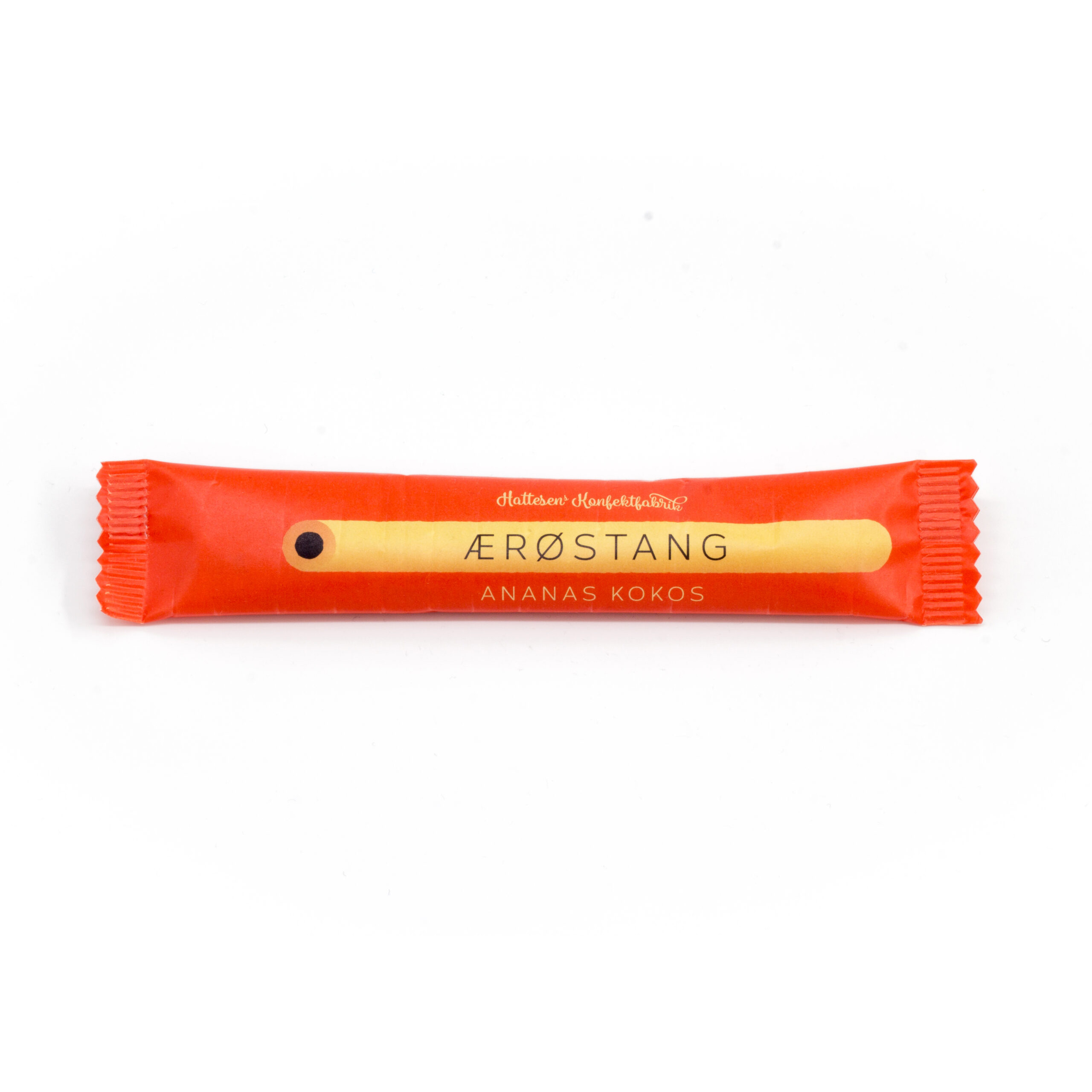 ærøstang: Ananas Kokos (lakridsstang)