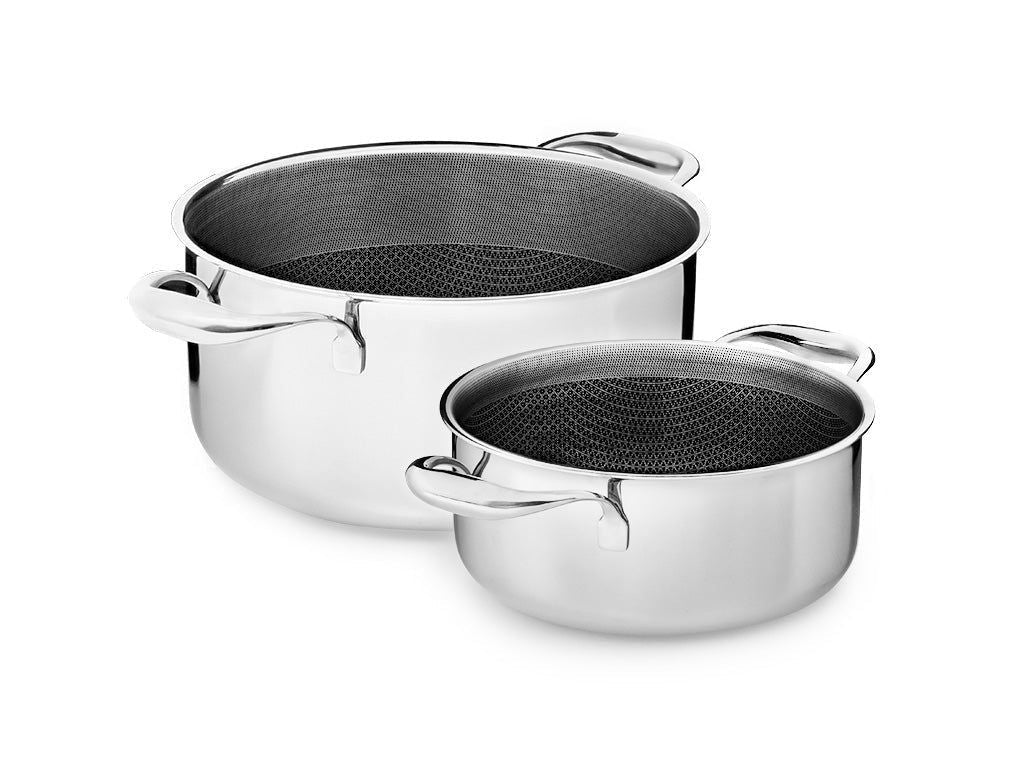2 Dele Grydesæt   20 Cm Kasserolle, 24 Cm Kasserolle fra Onyx Cookware - Cooking Pot Sets