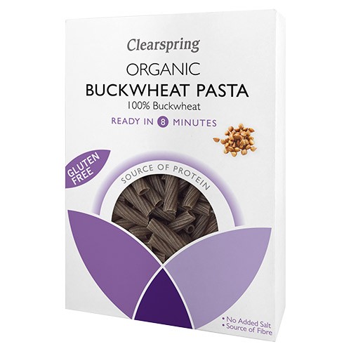 Boghvede Pasta Tortiglioni   økologisk    250 Gram     fra Clearspring