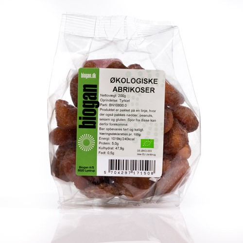 Abrikoser økologisk  200 Gr     fra Biogan