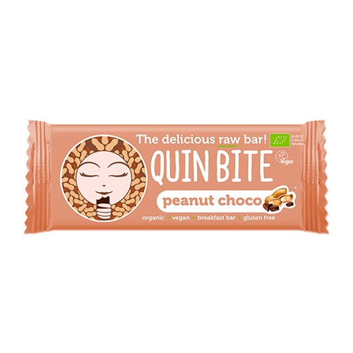 Peanut Choco økologisk   30 Gram     fra Quin Bite